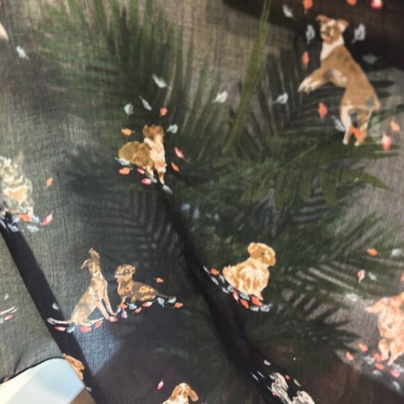 Joules English Dog Themed Scarf - Picture 5 of 6